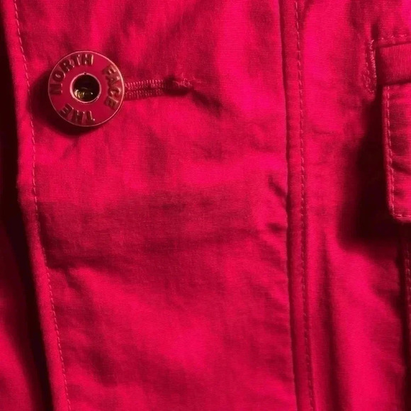 The North Face “hyvent” pink nylon polyester fill winter parka jacket M - Picture 4 of 10